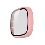 Per Fitbit Versa 3 / Versa / Sense Glassato Glass Glass Glass (Pink)