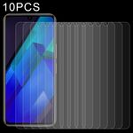 10 pezzi 0,26 mm 9H di vetro temperato 2,5D per Infinix Note 12