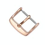 10 pezzi Accessori per orologi con fibbia in acciaio inossidabile a IP, colore: rosa 16mm