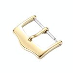 10 pezzi Accessori per orologi con fibbia in acciaio inossidabile a IP, colore: oro 16mm