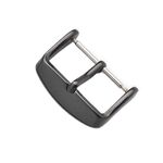 10 pezzi Accessori per orologi con fibbia in acciaio inossidabile a IP, colore: nero 20mm