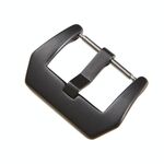 Accessori per orologi con fibbia per perno per perno in acciaio inossidabile da 3 pezzi, colore: 20 mm nero