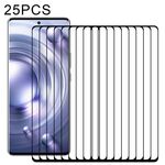 25 pezzi Film in vetro a schermo intero a schermo a schermo a schermo intero per vivo x80 / ​​x80 Pro