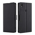 Per Alcatel Axel / Lumos Ultra-Thin Lide Fickle PU + TPU Leather Telefono (nero)