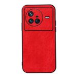 Per Vivo X80 Crazy Horse Texture PU PELLE PELLE Custodia (rosso)