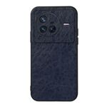 Per Vivo X80 Crazy Horse Texture PU PELLE PELLE Custodia (blu)