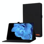 Per cuscinetto in vivo da 11 pollici a flip orizzontale TPU + tessuto in pelle PU Tablet (nero)