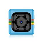 SQ11 MINI DV HD 480p 6 LED Sport Recorder Caliro con supporto, rilevamento del monitor di supporto e visione notturna IR e scheda TF (blu)
