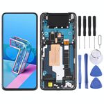 Schermo LCD AMOLED originale 90Hz per Asus Zenfone 7 Pro / Zenfone 7 ZS670KS ZS671KS Digitizer Assemblaggio completo con cornice (nero)