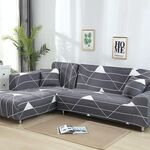 Tessuto ad alto elastico All inclusivo divano pigro di divano, dimensioni: 1 persona (spazio grigio)