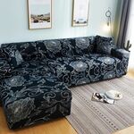 Tessuto alto elastico divano pigro tutto inclusivo, dimensioni: 2 persone (fascino antico)