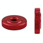 10 pezzi in lega in alluminio knurled in lega singola a strato a mano da dado a mano, specifica del prodotto: M5-D16*4red