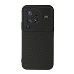 Per Vivo X80 Pro Accurate Fibra Fibra Fibra Shock Proof (Black)