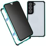 Per Samsung Galaxy S22 5G Custodia a doppia faccia a doppia faccia a doppia faccia a doppia faccia (verde)