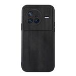Per Vivo X80 Giallo TEXTURE PU PHO Custode (nero)