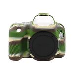 Per Canon EOS 200D / EOS 200D Mark II Custodia protettiva in silicone morbido (camouflage)