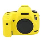 Custodia protettiva in silicone morbido per Canon EOS 5DS (giallo)