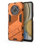 Per Honor X30 Punk Armor PC + Custodia per telefono in TPU con supporto (arancione)