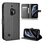 Per Oukitel WP12 / WP12 Pro Custodia per telefono in pelle con struttura a diamante (nera)