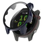 Per Garmin Forerunner 255 Custodia per orologio con pellicola temperata per PC (blu inchiostro)