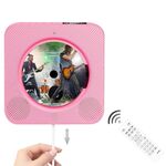 Kecag KC-809 Lettore CD per album portatile Bluetooth da 10 W (rosa)