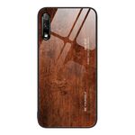 Custodia protettiva in vetro per venature del legno per Honor 9X (M02)