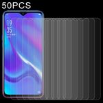 50 pezzi 0,26 mm 9H 2,5D Film di vetro temperato per Oppo RX17 NEO