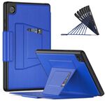 Per Samsung Galaxy Tab A8 10.5 2021 Custodia in pelle magnetica Smart B (blu)