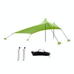Tenda da campeggio in campeggio da baldacchino di spiaggia per esterni, dimensioni: 210x160x150 cm (verde)