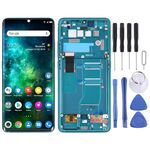 Schermo LCD originale per digitalizzatore TCL 10 Pro Assemblaggio completo con cornice (verde)