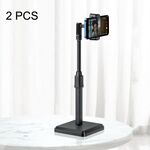 Serratura telescopica online per trasmissione per trasmissione per mobile desktop 2 PCS (Cool Black)