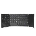 Tastiera Bluetooth pieghevole B089T ricaricabile con touchpad (nero)