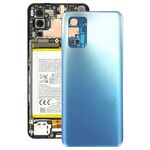 Per OPPO Realme Q3 Pro 5G / Realme Q3 Pro Carnival Cover posteriore batteria originale + cornice centrale (blu)