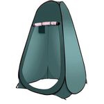 WC da campeggio all'aperto che cambia tenda tede da bagno doccia automatica, stile: singola (verde oleoso)