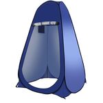WC da campeggio all'aperto che cambia tenda tenda da bagno con doccia automatica, stile: doppia persona (blu)