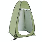 WC da campeggio all'aperto che cambia tenda tenda da bagno con doccia automatica, stile: doppia persona (verde)