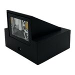 Luce a parete impermeabile quadrata per esterni, potenza: singolo K 3W (bianco caldo)