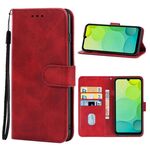 Per ulefone Note 6t in pelle Custodia (rosso)