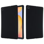 Per Samsung Galaxy Tab S6 Lite Solid Color Silicone ShockPoof Tablet Case (nero)