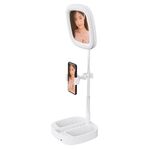 Desktop pieghevole desktop Fill Light Light Live Broadcast Bracket (White)