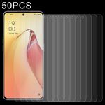 50 PZ 0.26mm 9H 2.5D Pellicola in vetro temperato per OPPO Reno8 Pro+