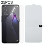 25 PCS Full Screen Protector Pellicola idrogel antideflagrante per OPPO Reno8