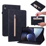 Per Oppo Pad 11 Skin Sent Solid Color Zipper in pelle Canda di tavoletta (Nero)