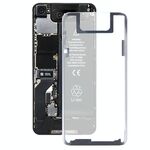 Coperchio retroguarbato a batteria trasparente con adesivo per Asus Zenfone 6 ZS630KL (trasparente)