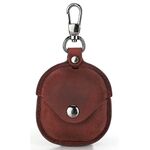 Crazy Horse Wireless Bluetooth Bluetooth Cover per Samsung Galaxy Buds2 (vino rosso)