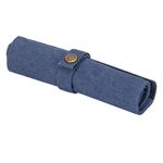 Borsa di stoccaggio portatile in tela di nylon e cinghia (blu)