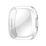 Per Fitbit Versa 4 Shock Aout TPU Protective Watch Case (trasparente)