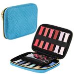 Borsa di stoccaggio degli accessori per orologi per orologi per orologi in velluto, Specifica: blu M