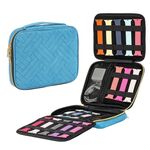 Borsa di stoccaggio degli accessori per orologi per orologi per orologi in velluto, Specifica: blu L
