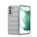 Per Samsung Galaxy S22 + 5G Magic Shield TPU + Flanel Phone Case (grigio)